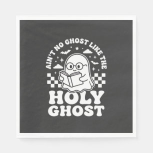 Holy Ghost Retro Halloween Ghost Design_1 Napkin