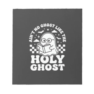 Holy Ghost Retro Halloween Ghost Design_1 Notepad