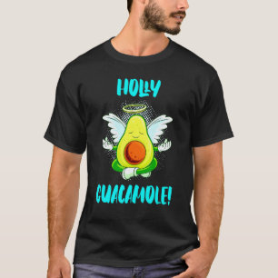 Holy Guacamole Angel Religion Vegan Avocado T-Shirt