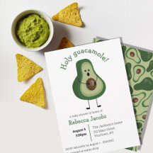 Holy Guacamole! Baby Shower Invitation