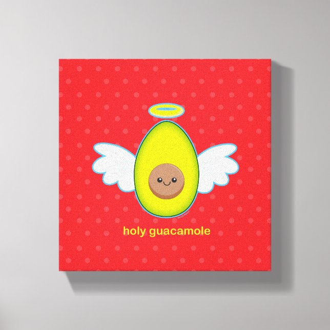 Holy Guacamole Canvas Print (Front)