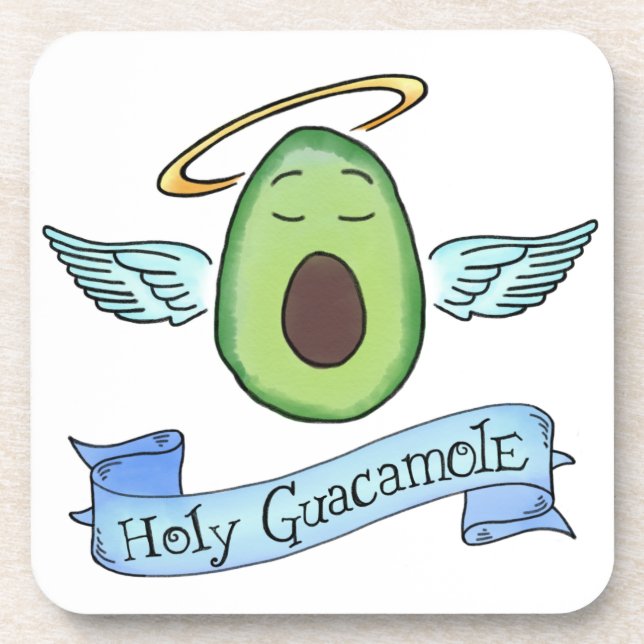Holy Guacamole Coaster (Front)