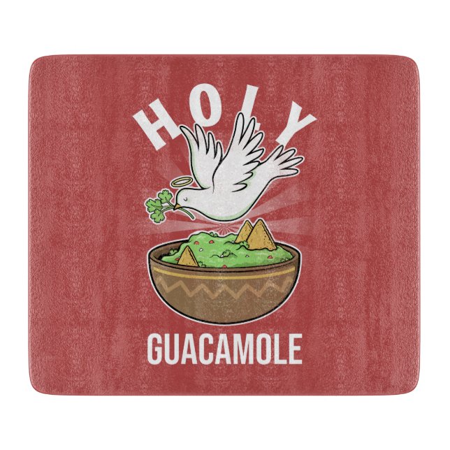 Holy Guacamole Cutting Board (Front)