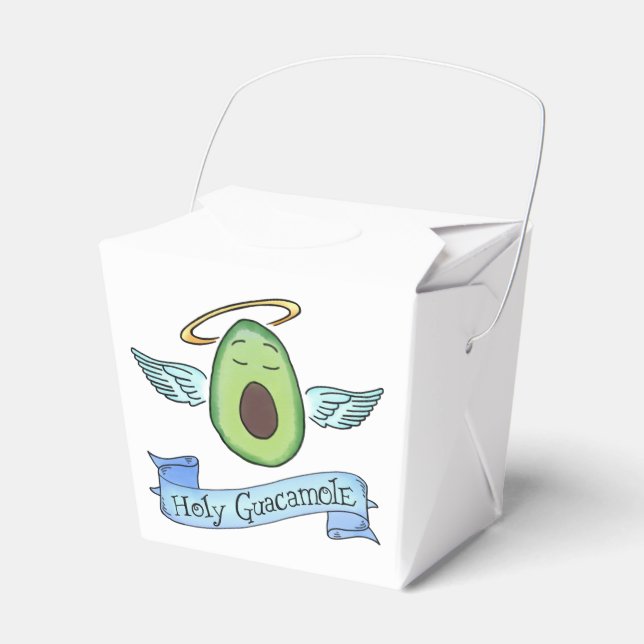 Holy Guacamole Favour Box (Front Side)