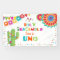 Holy Guacamole Fiesta Birthday Banner Cactus Uno