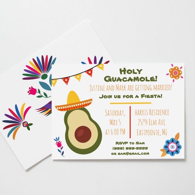 Holy Guacamole Fiesta Invitation (Creator Uploaded)