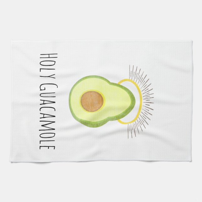 Holy Guacamole, Funny Tea Towel (Horizontal)