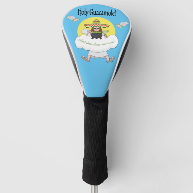 Holy Guacamole Golf Head Cover (Front)
