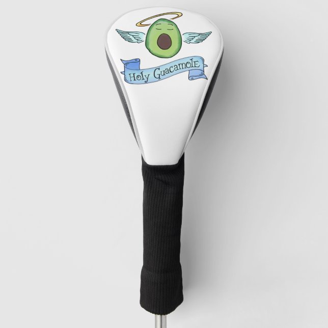 Holy Guacamole Golf Head Cover (Front)