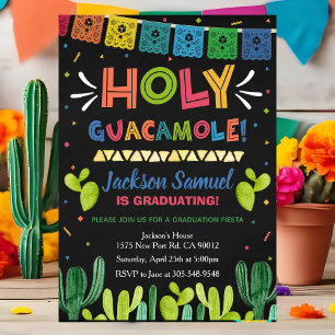 Holy Guacamole Graduation Fiesta Invitation