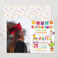 Holy Guacamole Graduation Invitation Piñata PH WH