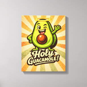 Holy Guacamole - Guac Pack - Foodie Fiends Canvas Print