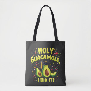 Holy Guacamole I Did It Graduation Cinco De Mayo Tote Bag