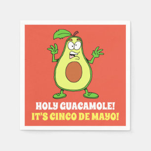Holy Guacamole It's Cinco De Mayo Napkin