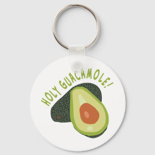 Holy Guacamole Key Ring