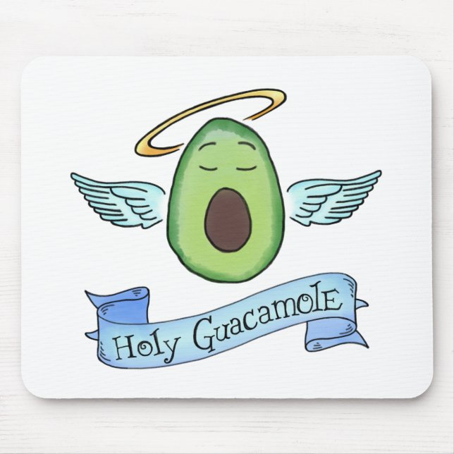 Holy Guacamole! Mouse Mat (Front)