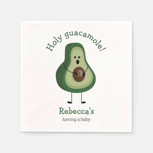 Holy Guacamole! Napkin (Front)