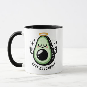 Holy Guacamole Zen Avocado – Mindful Morning Mug