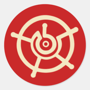 Holy Halo Classic Round Sticker