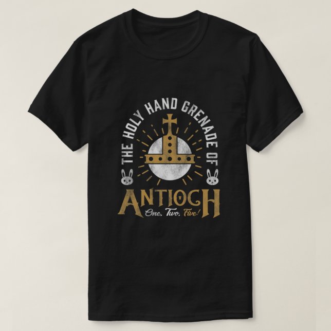 Holy Hand Grenade of Antioch T-Shirt (Design Front)
