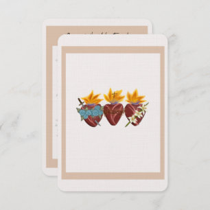 Holy Hearts Prayer Card