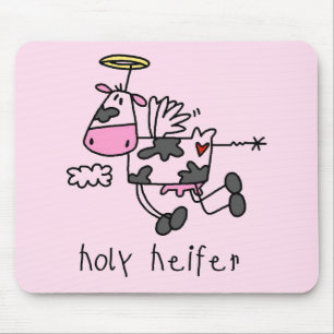 Holy Heifer Tshirts and Gifts Mouse Mat