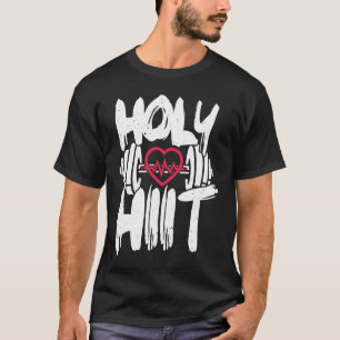 Holy HIIT Heart Gym Fitness Studio T-Shirt