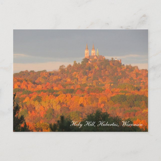 Holy Hill Fall Foliage Postcard (Front)