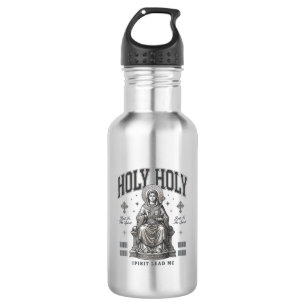 Holy Holy Vintage Engraving Religious Shirt Design 532 Ml Water Bottle
