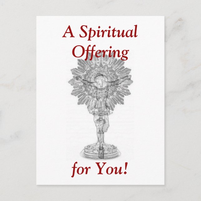 Holy Hour Postcard (Front)