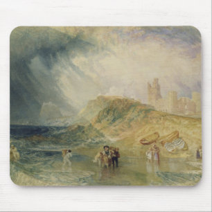 Holy Island, Northumberland, c.1820 (oil on canvas Mouse Mat