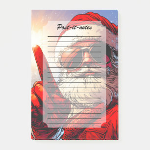 Holy Jolly Santa Divine Glow Post-it Notes