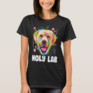 Holy Lab Labrador Retriever Humour Dog Breed Anim T-Shirt
