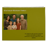 Holy Land Bible Scenes Christian Family Calendar