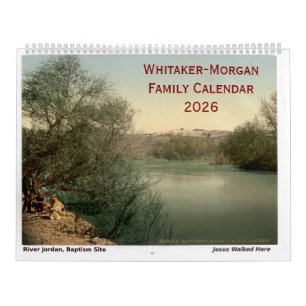 Holy Land Bible Scenes Christian Family Calendar