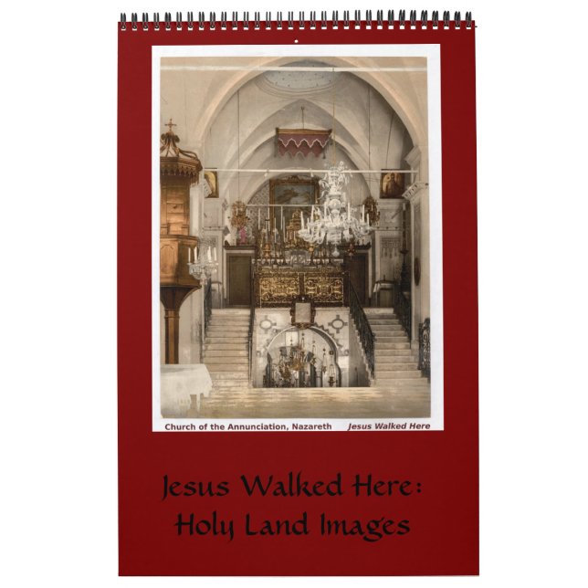 Holy Land Biblical Sacred Sites          Calendar (Cover)