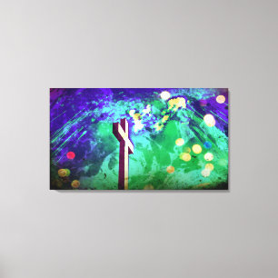 Holy Land Cross Sparkle Wrapped Canvas Prints