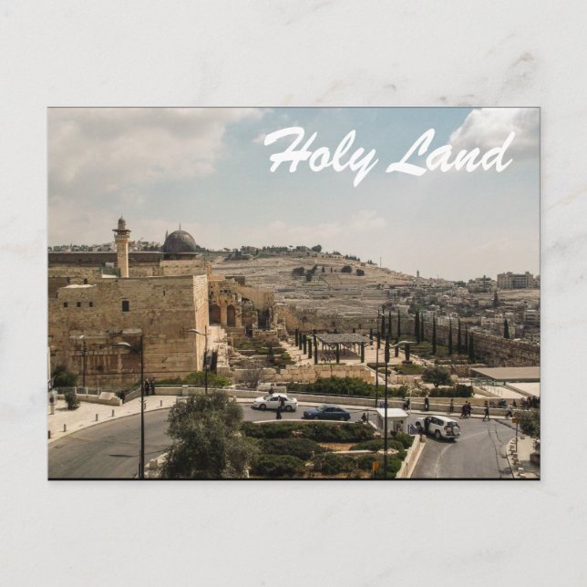 Holy Land-Israel Postcard (Front)