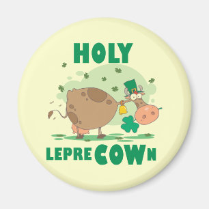 HOLY LepreCOWn T-shirts and Gifts Magnet