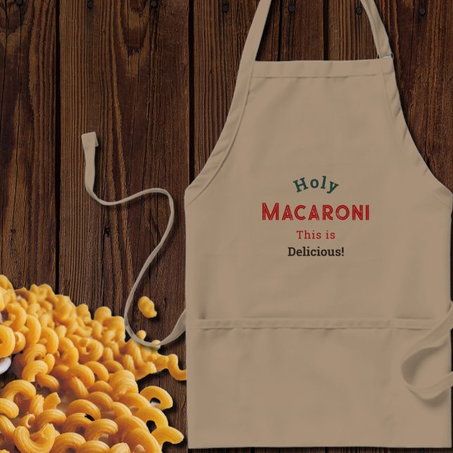 Holy Macaroni! Funny Quote Standard Apron (Creator Uploaded)
