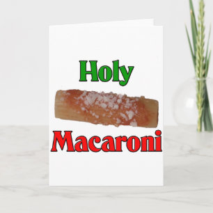 Holy Macaroni Holiday Card