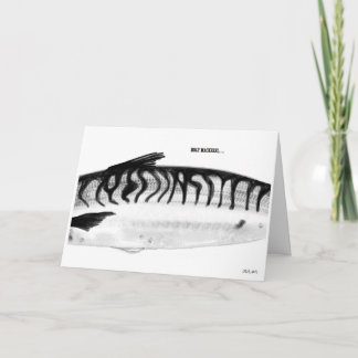 Holy Mackerel Birthday Card