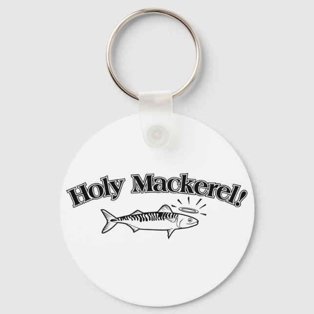 Holy Mackerel! Key Ring (Front)