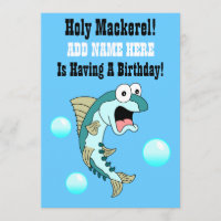 Holy Mackerel, Someone Is Having A Birthday