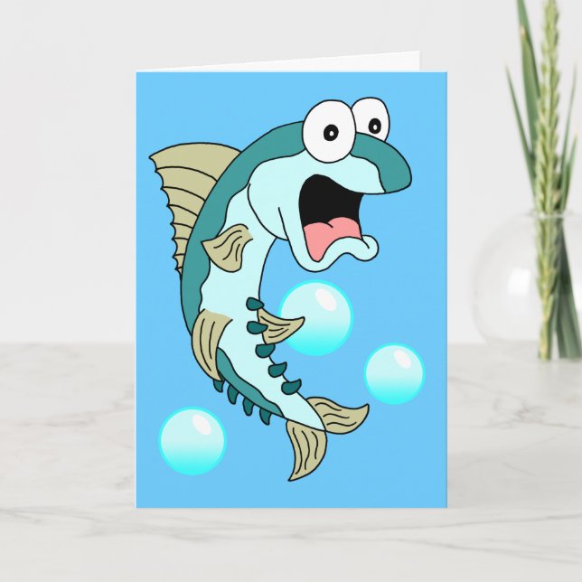 Holy Mackerel, You're 50! Funny 50th Birthday Card (Front)