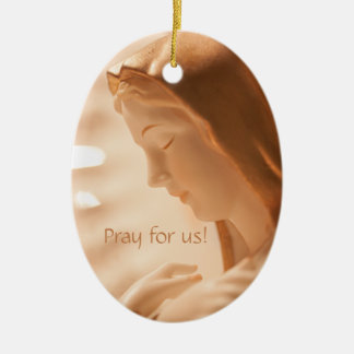 Holy Mary Ceramic Tree Decoration