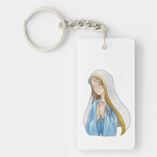 Holy Mary Key Ring