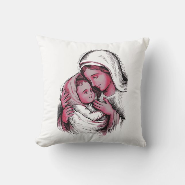 Holy Mary - Our Lady Cushion (Front)