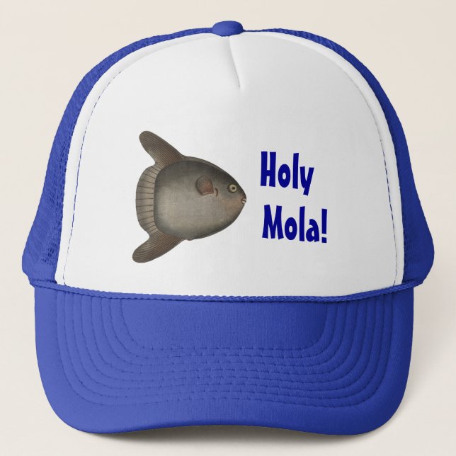 Holy Mola! Deep Sea Fishing Cap (Giant Sunfish) (Front)