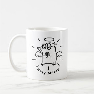 Holy Moley   Funny Angel Mole Classic Mug